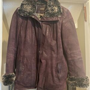 Danier Suede mid length jacket